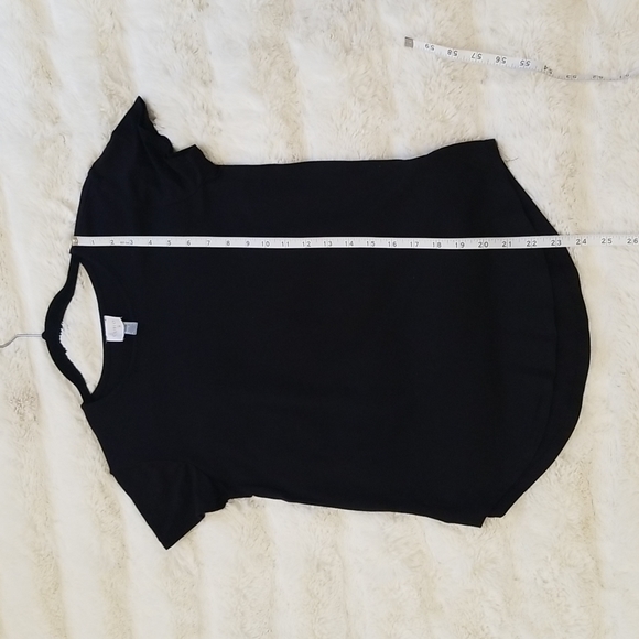 Cupio black plain short sleeve t-shirt, size S - Picture 6 of 8